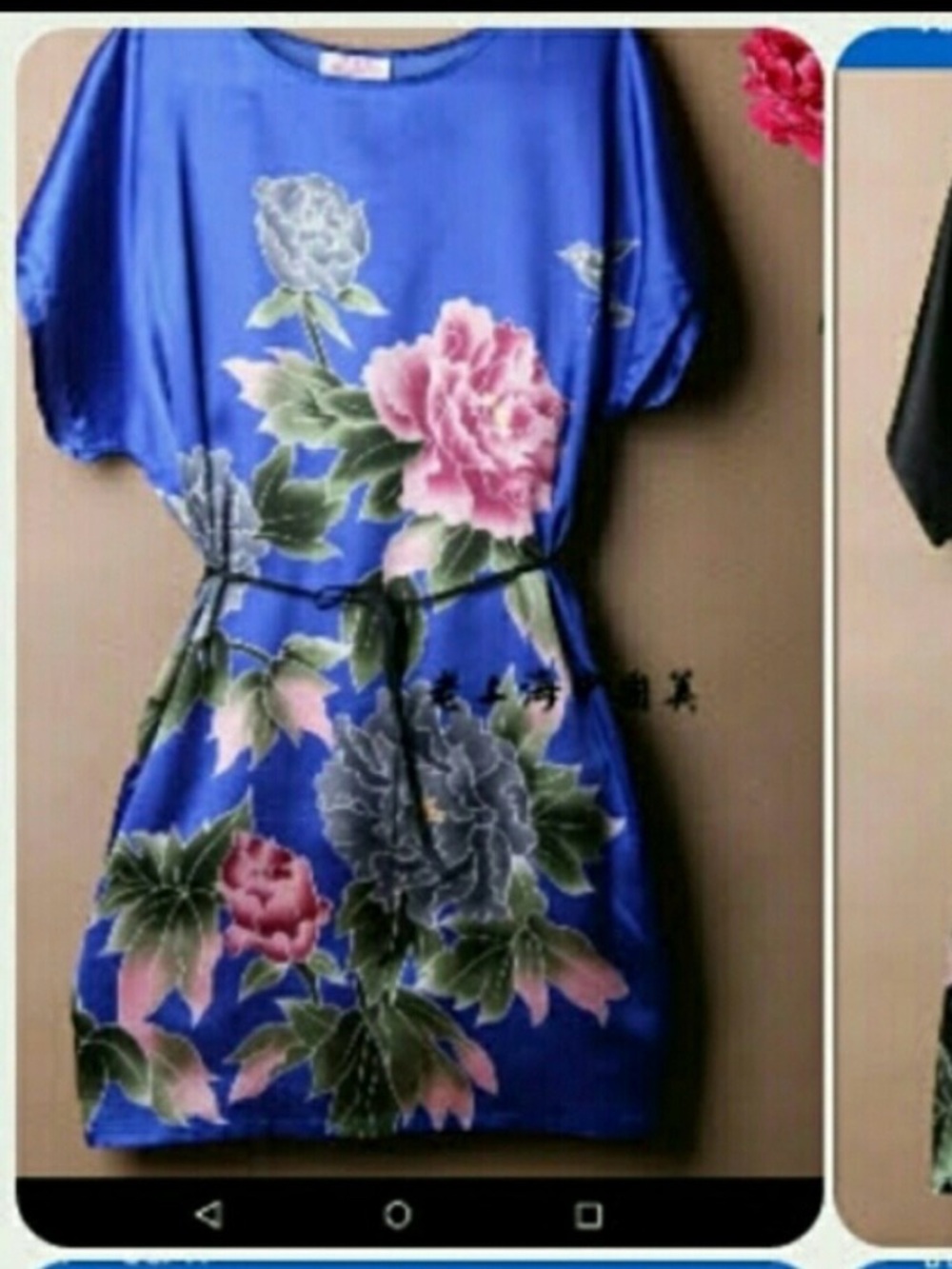 Silky satin dress new one size fit